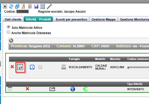 MODIFICA CLIENTE