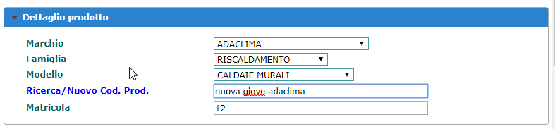 MODIFICA PRODOTTO 2